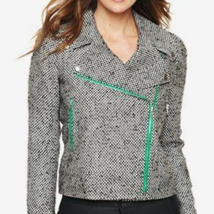 TWEED MOTO JACKET